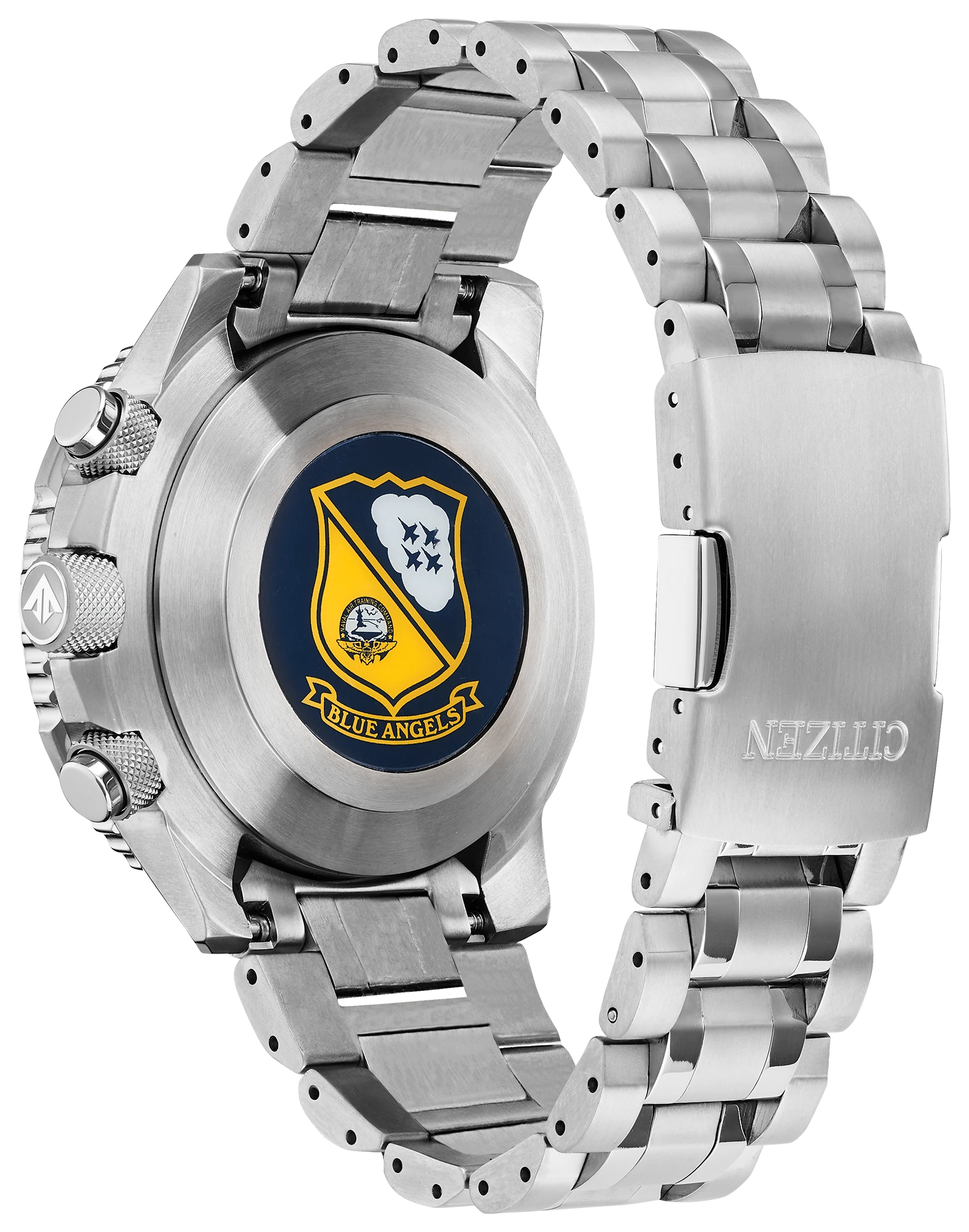 Promaster Skyhawk A-T Blue Dial Super Titanium Bracelet JY8101-52L
